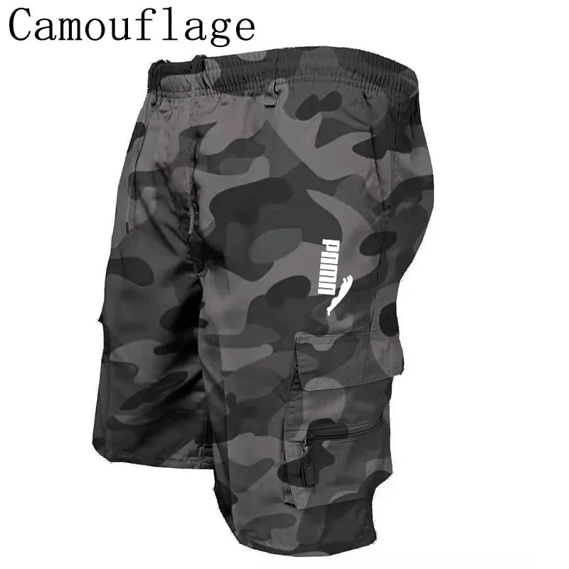 Men's Summer Shorts Outdoor Sports Loose Hot Sales Jogging 2024 Five Point Shorts Comfortable Multi-pocket Versatile Casual Camo