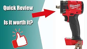 Milwaukee  Cordless Electric Wrench 18V Battery Large Torque Brushless Impact Wrench Car Truck Repair Power Fit for Milwaukee